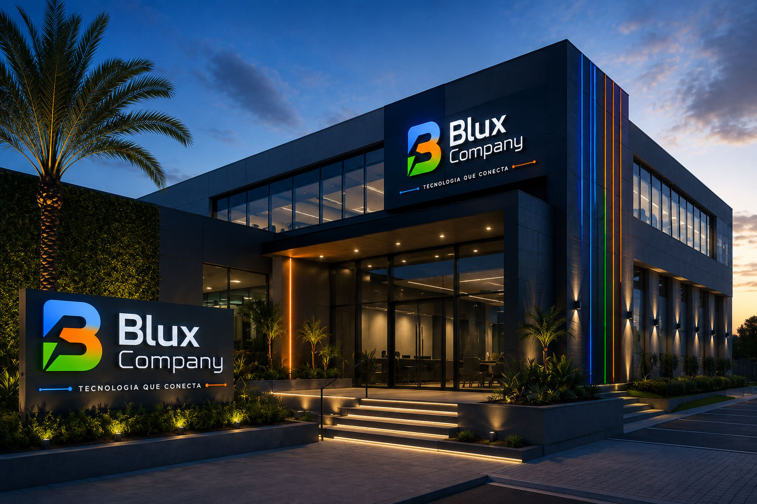 Sede moderna da Blux Company